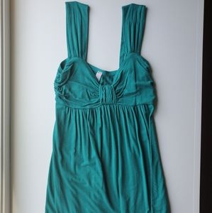SOLD green bow tank top